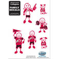Utah Utes Family Decal Set Small